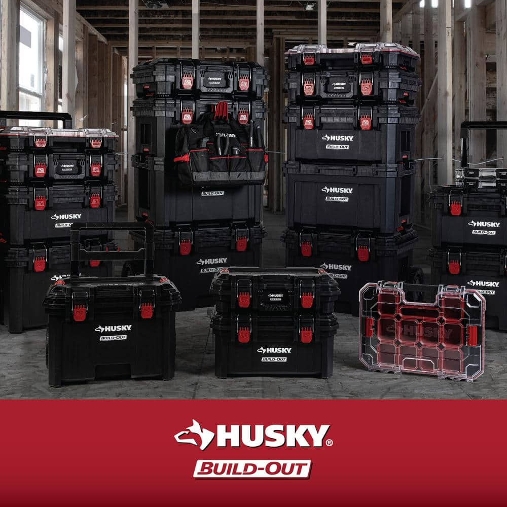 Build-Out 22 in. Modular Tool Storage Large Tool Crate - Husky Tool