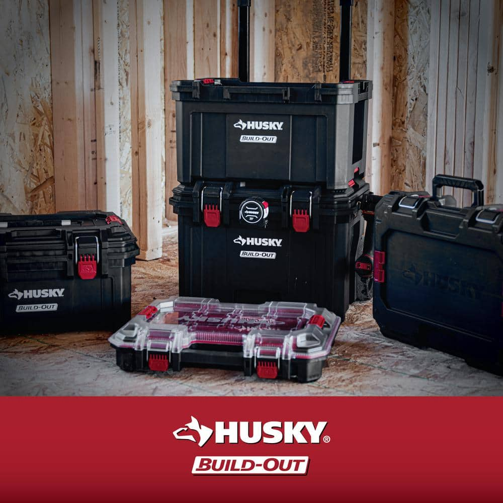 Build-Out 22 in. Modular Tool Storage Large Tool Crate - Husky Tool