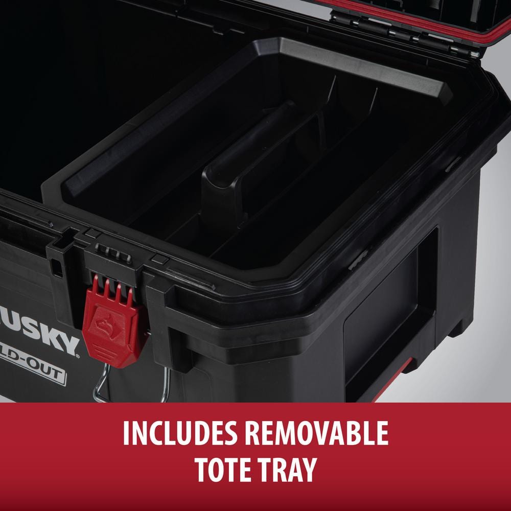 Build-Out 22 in. Modular Tool Storage Large Tool Box - Husky Tool