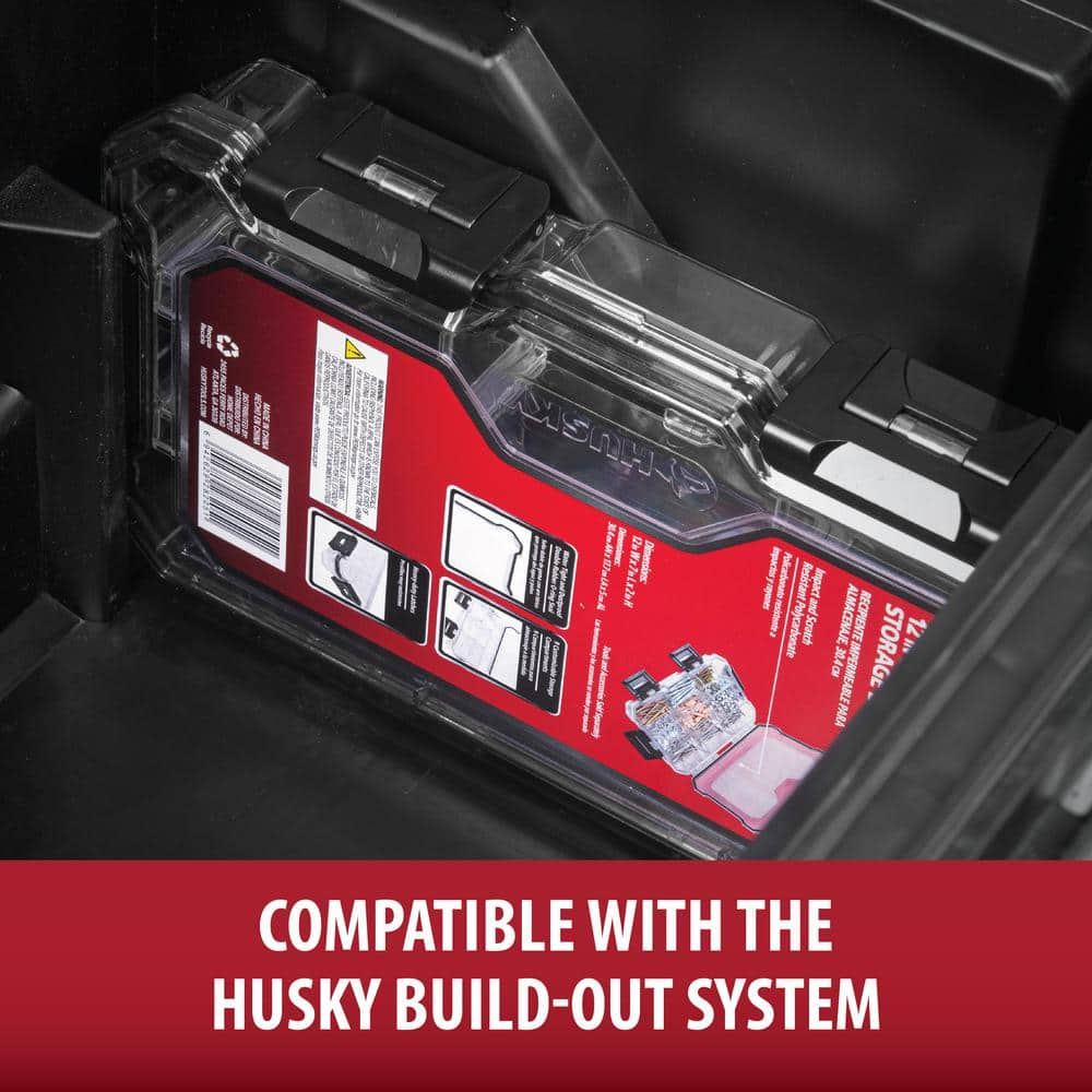 Build-Out 22 in. Modular Tool Storage Rolling Tool Box - Husky Tool