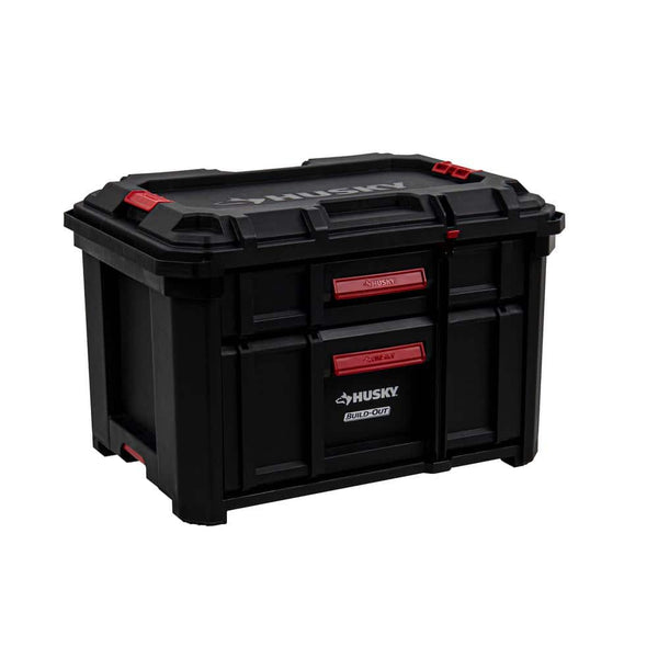 Build-Out 22 in. Modular Tool Storage 2-Drawer Tool Box - Husky Tool